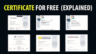 HOW TO GET FREE COURSERA CERTIFICATES QampA [upl. by Akiemaj]