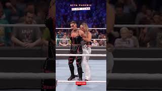 Beth Phoenix delivers Glam Slam on Rhea Ripley  WWE2K22 [upl. by Nata]