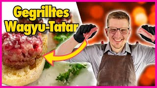 Das TEUERSTE FLEISCH gegrillt Wagyu Beef Tatar [upl. by Itsirc]