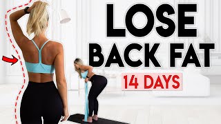 LOSE BACK FAT in 14 Days  10 minute Home Workout [upl. by Truman521]