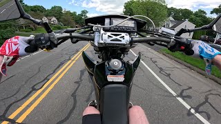 Close Calls on the Drz400 [upl. by Aiekat632]