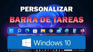 Como poner tu barra de tareas transparente en Windows 10 [upl. by Olivero]