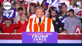 Trump holds rally in Green Bay Wisconsin [upl. by Tybalt]