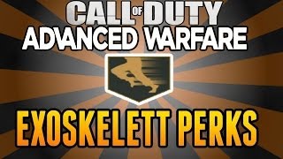 COD Advanced Warfare EXOSKELETT PERKS im Multiplayer PerksFähigkeiten für das Exoskelett [upl. by Atibat829]