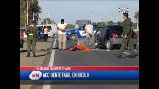 ACCIDENTE FATAL EN RUTA 8 DESGARRADOR TESTIMONIO [upl. by Naerb91]