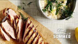 Oppskrift Slik lager du Tinas grillet svinefilet og risotto med grønne asparges og dill [upl. by Karlene]