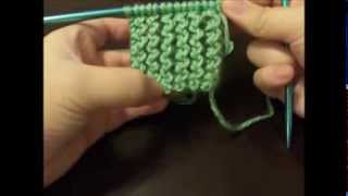 How To Knit The Rickrack Rib Stitch Flat [upl. by Ecirtac]