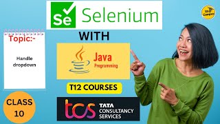 How to Handle Dropdown in Selenium  selenium tutorials tcs 79558 Course TCS  T12 selenium course [upl. by Obola]