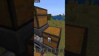 SIMPLE AUTOMATIC FURNACE  MINECRAFT BEDROCK AND JAVA 120 [upl. by Edijabab]