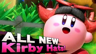 All Kirby Hats in Super Smash Bros Ultimate [upl. by Cuttie]