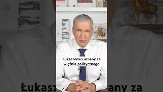 Łukaszenko uznany za więźnia politycznego [upl. by Wallford727]