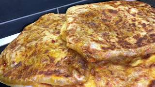 RECETTE MSEMEN FARCI  طريقه المسمن المعمر لذيذ والطريق ساهله [upl. by Vin936]