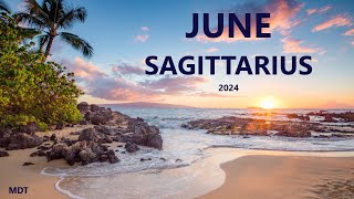 Sagittarius Monthly Tarot Reading  June 2024  NOTHINGS GOING TO STOP YOU NOW SAGITTARIUS [upl. by Atirahs]