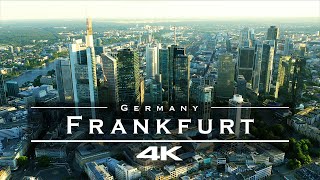 Frankfurt Germany 🇩🇪  by drone 4K [upl. by Elcin948]