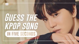 GUESS THE KPOP SONG IN 5 SECONDS [upl. by Aerdno809]