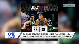 One Western Visayas LPU pirates ginlutos ang Benilde Blazers [upl. by Neeluqcaj]