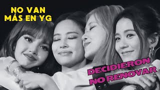 BLACKPINK no renovó CONTRATO  Qué pasará con sus carreras individuales este 2024 blackpink yg [upl. by Jowett]