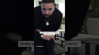 Drake Says “You Need Facts” To Take Him Out On xQc Stream 🥊  Billboard  Shorts [upl. by Etak]