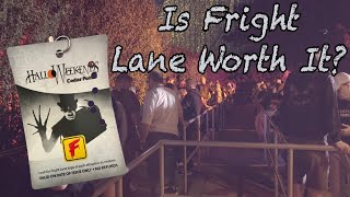 Cedar Point Fright Lane Worth It [upl. by Eniale]