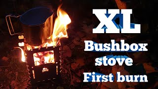 Taking a look at my new bushbox XL stove from BUSHCRAFT ESSENTIALS [upl. by Jandel652]