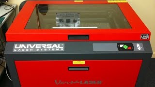 Versa Laser ULS460  Cuts out robot parts [upl. by Rhodie612]