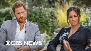 Oprah on Prince Harry and Meghan interview I didn’t “set out to do a bombshell interview” [upl. by Akerdna]