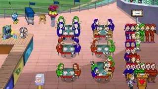 Lets Play Diner Dash Hometown Hero 08  Peanuts and Spills [upl. by Audry485]