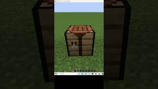 Jak zrobić wiszącą tabliczkę w Minecraft tutorial shorts [upl. by Mathilde]