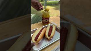 National Hot Dog Day Texas Slawsa Dog delicious bbqrecipes texas [upl. by Nivlac229]