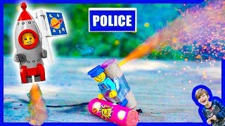 Lego City Police ROCKET MAN Minifig  Favorite Skits [upl. by Inami]