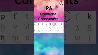 Unvoiced Consonant Sounds Improve English Pronunciation ipa pronunciation englishpronunciation [upl. by Hachmann269]