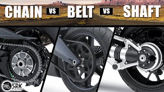 Motorcycle Chain vs Belt vs Shaft Which one is Better [upl. by Vandyke]