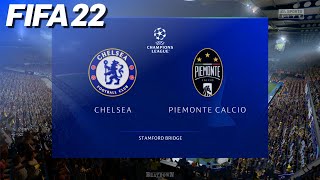 FIFA 22  Chelsea vs Piemonte Calcio Juventus  Stamford Bridge [upl. by Lassiter]