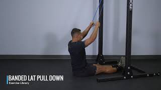 Banded Lat Pulldown  OPEX Exercise Library [upl. by Mcgrody]