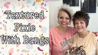 Unbelievable Pixie Haircut Makeover Over 60 Edition [upl. by Dnalyr]