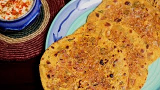 Missi Roti Recipe  Punjabi Style Roti Recipe – Indian Flatbread  Ruchis Kitchen [upl. by Orodisi]