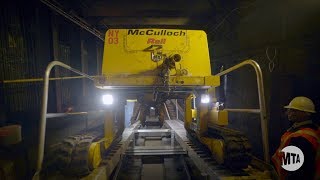 Subway Action Plan Installing Continuous Welded Rail CWR [upl. by Ieluuk]