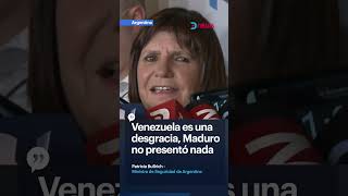 Patricia Bullrich habló sobre la situación de Venezuela y sobre la denuncia contra Alberto Fernández [upl. by Susejedesoj]