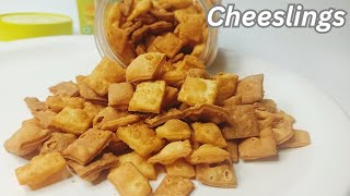 Diwali special cheesling recipe  Super tasty Cheesy namkin [upl. by Atwood]