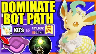 Nothing has a chance against SOLAR BLADE LEAFEON in PATH  Pokemon Unite [upl. by Ttam]