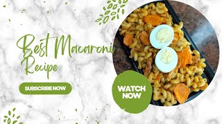 MACARONI RECIPE 🍛 New youtuber❤️ [upl. by Nirik]