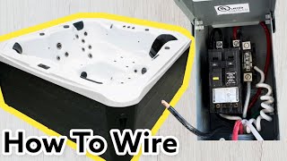 How to Wire A Hot Tub Spa 240v 50amp  DIY Electrical Wiring  Did I Wire It Correctly [upl. by Anoi318]