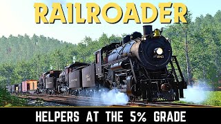 STEAM SAVES the DIESELS DAY at the GRADE 🦾  A Day on the NTRR pt2  railroader [upl. by Sgninnej]