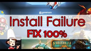 Facebook Game room install Failure Fix  100 Working [upl. by Rahs]