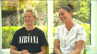 Sue Bird Megan Rapinoe interview Part 2 [upl. by Saffren874]