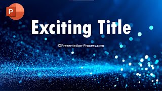 Exciting PowerPoint Titles with Video Background to WOW your audience [upl. by Mittel571]