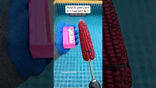 New corn peeling world record time ⏱️😳 [upl. by Nidak910]