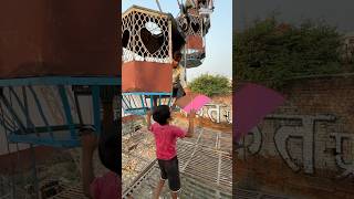 Bacha Ka Patang Jhula Ke Andar Chala Gaya 😱 kiteflying kite patangbazi patang shorts [upl. by Nyliuqcaj]