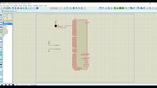 proteus simulation of LED blinking using STM32F401RE microcontroller [upl. by Haze361]