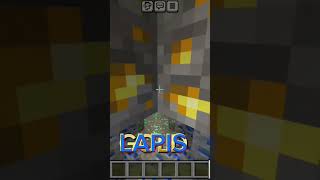 Coal Iron Gold Lapis Diamond Emrald funny minecraft dushyant shortsfantsticgamer gamerfleet [upl. by Anrahc]